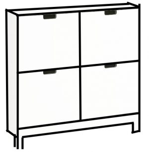 Kenkäkaapit ja telineet