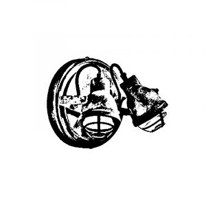 Seinävalaisin metallia