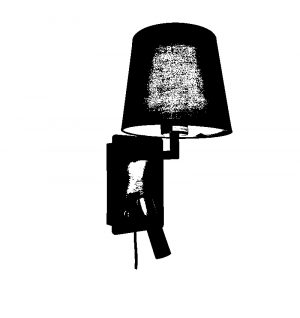 Seinävalaisin varjostimella