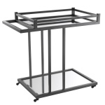 Beverly Hills Tarjoiluvaunu musta