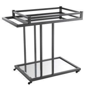 Beverly Hills Tarjoiluvaunu musta