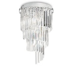 Carlton PL8 kristalli kattovalaisin -kromi