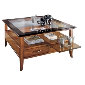 Torino 2713 sohvapöytä lasi tai puukannella