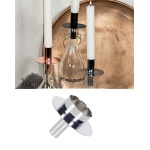 Apollo tuikkuteline pulloon - kromi