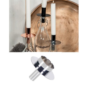 Apollo tuikkuteline pulloon - kromi