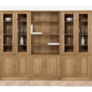 Ekliden kirjahylly kokonaisuus E7E9E7 -Tammi