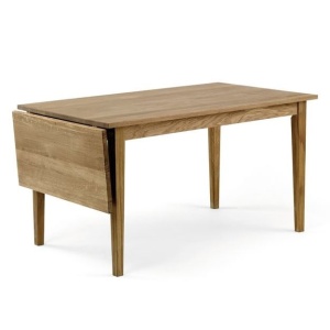 Ekliden jatkettava ruokapöytä klaffilla - Tammi