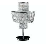 Glamour kristalli pöytävalaisin