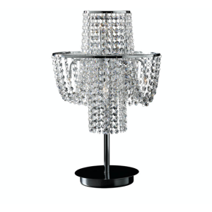 Glamour kristalli pöytävalaisin