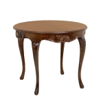 Talonpoikaisrokokoo sohvapöytä - pyöreä