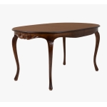 Talonpoikaisrokokoo Jatkettava Ruokapöytä  - ovaali - saatavuus 1 kpl