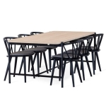 Ale ruokailuryhmä Edda tuoleilla