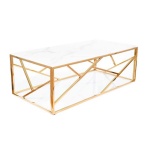 Escada Sohvapöytä A II - Kulta/marmori