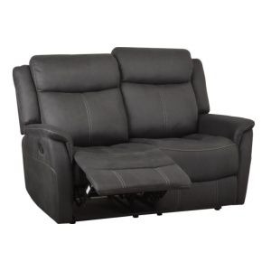 Falcon 2 ist reclinersohva -  Musta kangasverhoilu