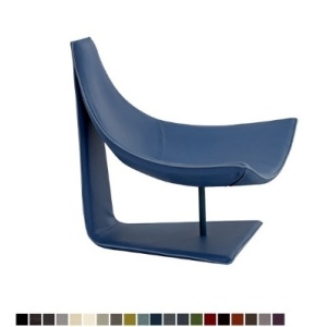 Giorgio nojatuoli nahkaverhoiltuna