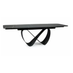 Infinity ruokapöytä azario black - jatkettava