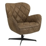 Jade nojatuoli - Nahkaverhoilulla