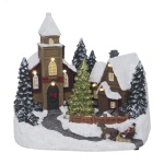 Talvimaisema hevonen ja reki