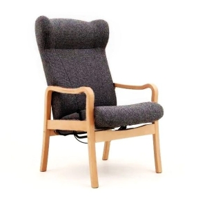 Klara nojatuoli - nahkaverhoilulla