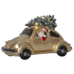 Kultainen kuplavolkkari ja joulupukki