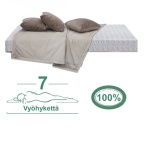 100% Luonnonkumi 7 Vyöhykkeen patja 80x200 cm