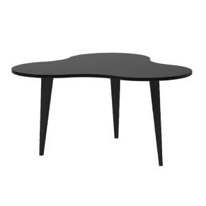 Luna sohvapöytä Mustilla jaloilla