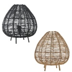 Nana rottinkinen pöytävalaisin