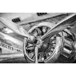 Lentokoneen moottori - Lasinen Sisustustaulu