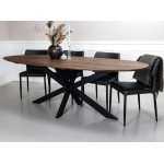 Orlando ovaali 240 ruokailuryhmä 6 Runa tuolilla