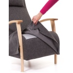 Kosteussuoja nojatuoliin - lisävaruste tilattavaan nojatuoliin