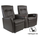 Ullstein 2 ist  Recliner sohva - nahkaverhoiltuna