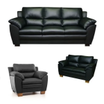 Emma sohvakalusto nahkaverhoiltuna