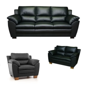 Emma sohvakalusto nahkaverhoiltuna