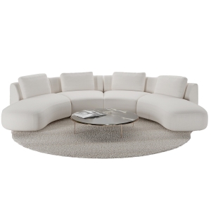 Dixon 2+2 kaareva divaanisohva