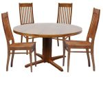 Björkman pyöreä ruokailuryhmä 120