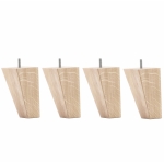 Lisbed jalat 12 cm (4 kpl) - Koivu -saatavuus 1 setti