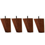 Lisbed jalat 12 cm (4 kpl) - Pähkinä -saatavuus 1 setti