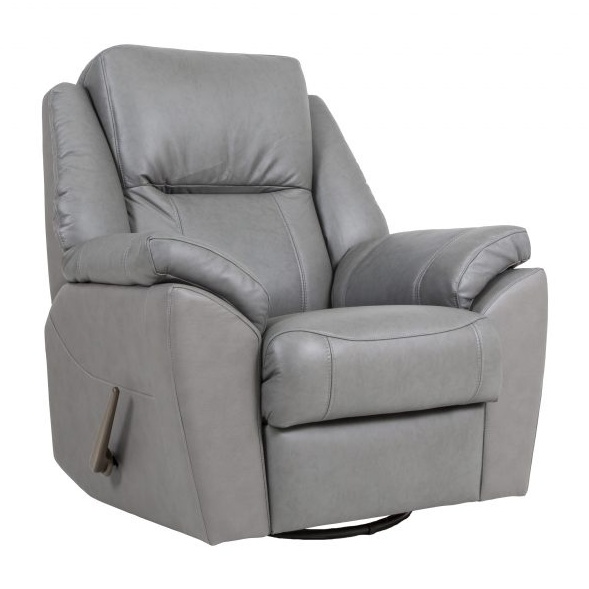 Riviera recliner nahka- harmaa