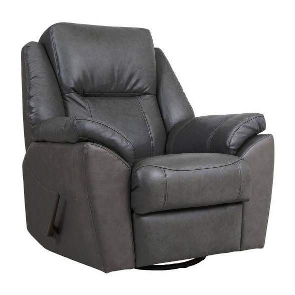 Riviera recliner nahka- must