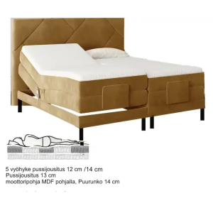 Anatomic moottorisänky Sol - 180x200 cm